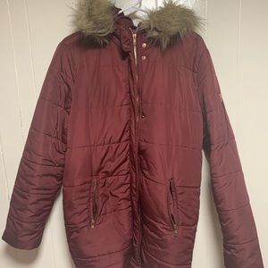 Charlotte Russe Long Puffer Jacket